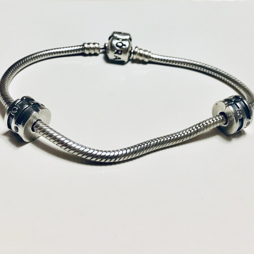 Set of 2 Pandora bracelet CLIPS